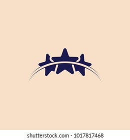 Star logo vector concept design