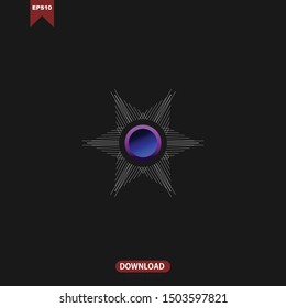 Star logo vector concept design