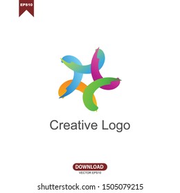 Star logo vector concept design