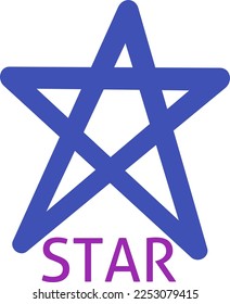 star logo for vector design 