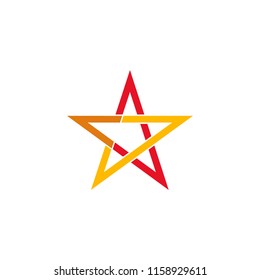 Star logo vector design. star graphic.