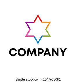 Star logo vector design template sign