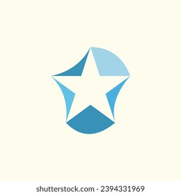 Star logo vector design template