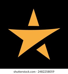 Vector de logotipo de estrella con archivo de formato eps.