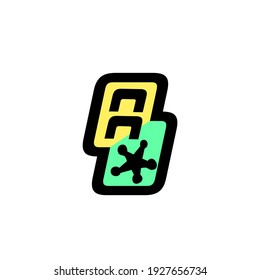 Diseño gráfico vectorial de logotipo de estrella para el logotipo deportivo