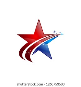 star logo vector and star icon