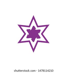 Star logo vector icon design