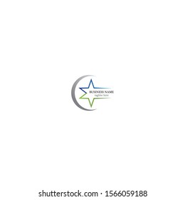 Star logo vector icon design