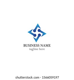 Star logo vector icon design