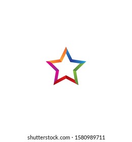 Star logo vector icon design