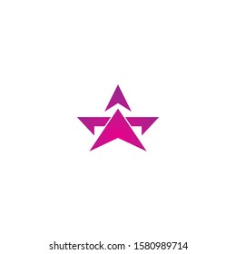 Star logo vector icon design