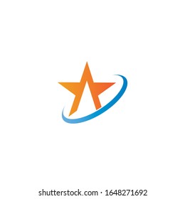 Diseño de iconos vectoriales de logotipo de estrella