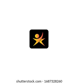 Diseño de iconos vectoriales de logotipo de estrella