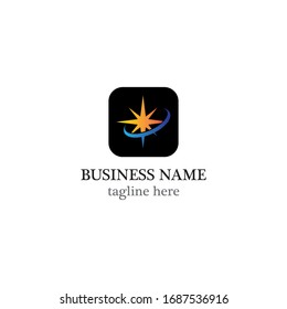 Star logo vector icon design