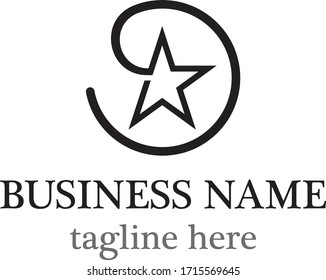 Star logo vector icon design