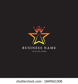 Star logo vector icon design