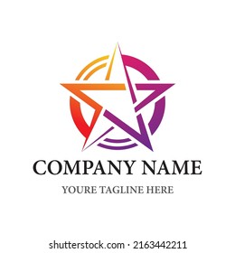Star logo vector icon design
