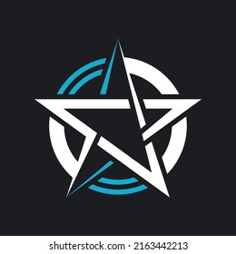 Star logo vector icon design