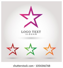 Star Logo. Vector & Icon Template
