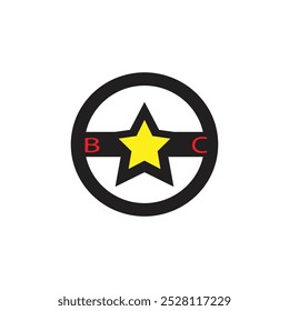 Star logo vector icon template illustration