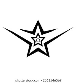 Star logo vector icon template illustration