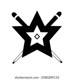 Star logo vector icon template illustration