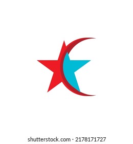 Star logo vector, illustration abstract template design