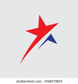 Diseño de ilustración vectorial de logotipo de estrella