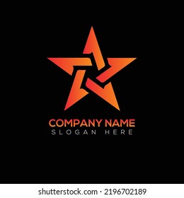 Diseño de ilustración vectorial de logotipo de estrella 