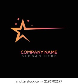 Diseño de ilustración vectorial de logotipo de estrella 