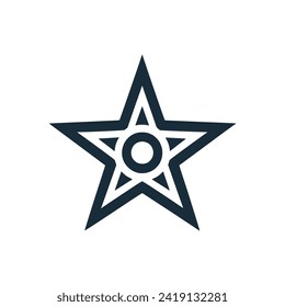 diseño de ilustraciones vectoriales de logotipo estrella