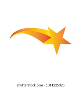 star logo vector to left side