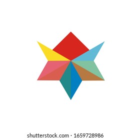 Star logo vector modern template