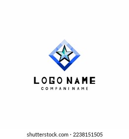 star logo vector on white background eps file