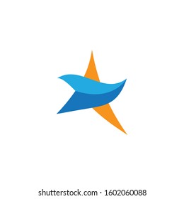 star logo vector template design