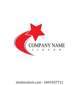 Star logo vector template element symbol design