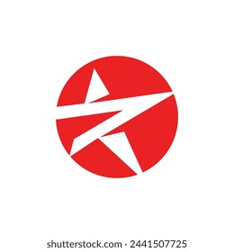 Star logo vector template element symbol design