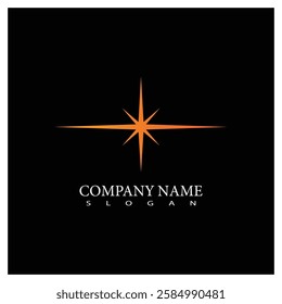 Star logo vector template element symbol design