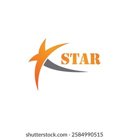 Star logo vector template element symbol design
