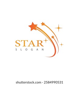 Star logo vector template element symbol design