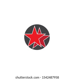 STAR LOGO VECTOR TEMPLATE ICON