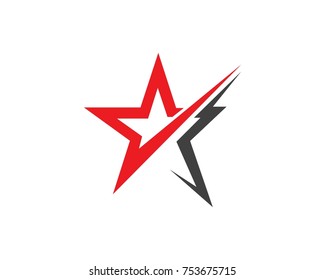 Star Logos Template Stock Vector (Royalty Free) 753675715 | Shutterstock