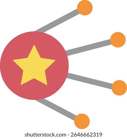 A star is a luminous celestial body made of plasma, emitting light and heat. Stars form galaxies, guide navigation, inspire imagination, and symbolize success, fame, beauty, and excellence.
