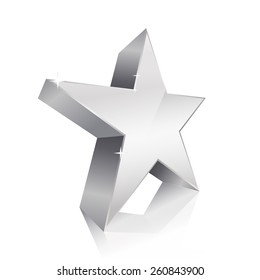 star made of silver