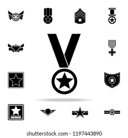 star medal icon. Army icons universal set for web and mobile