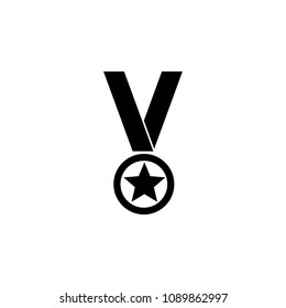 star medal icon. Element of military for mobile concept and web apps. Detailed star medal icon can be used for web and mobile. Premium icon on white background