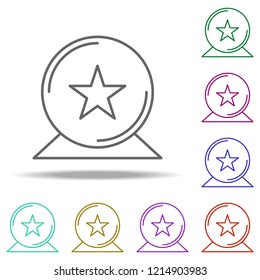 star medal icon. Elements of awards in multi color style icons. Simple icon for websites, web design, mobile app, info graphics