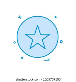 star medal icon vector design