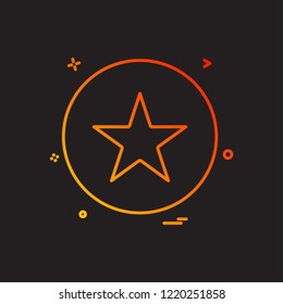 star medal icon vector design