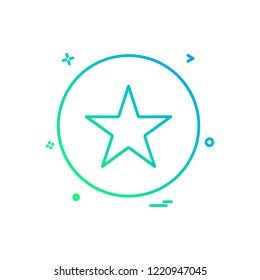 star medal icon vector design